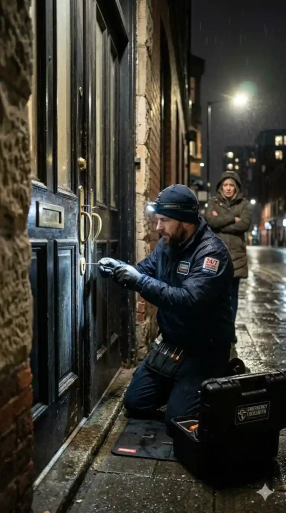 abertura de porta urgente